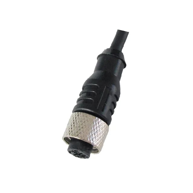 M12 5 Pin  Male Female Injected Cable Sensor Connector 90 Degree Angled/Straight IP67 Waterproof (IBEST)