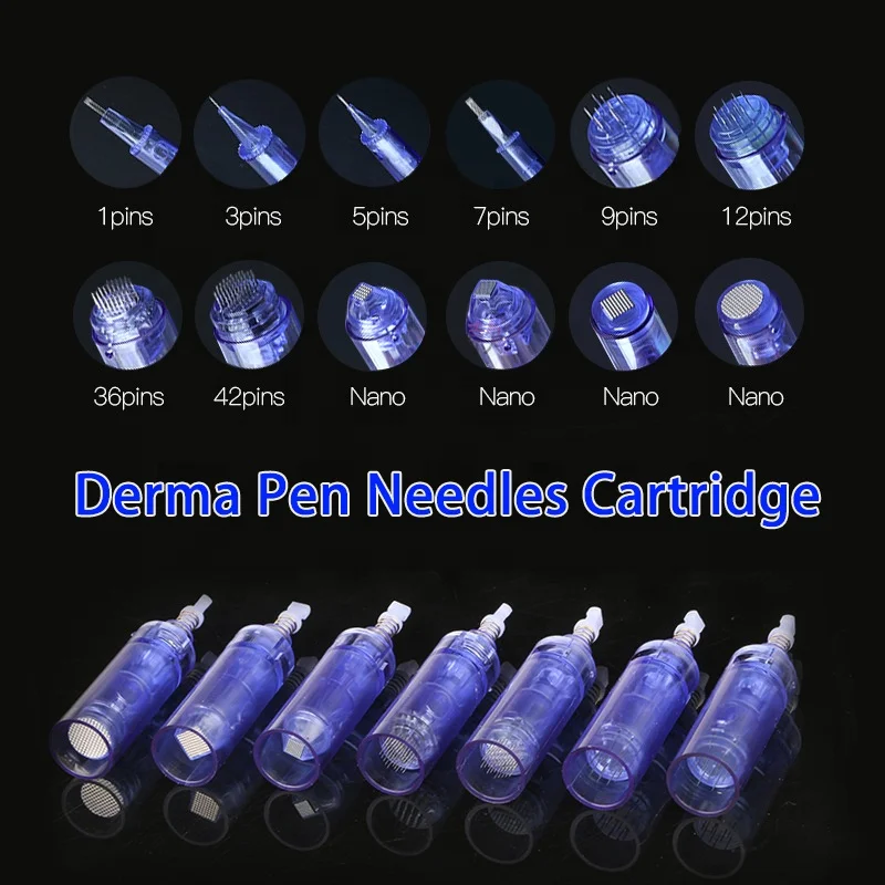  Картридж с микроиглами 1/3/5/7/9/12/36/42/nano/3D pin dr pen