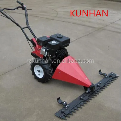 Good quality 7HP Self-propelled gasoline engine grass trimmer riding lawn mower