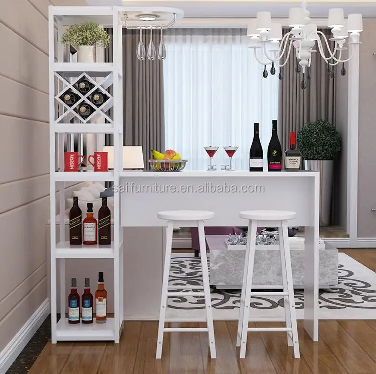 Simple Unique High Bar Table Using in Living Room