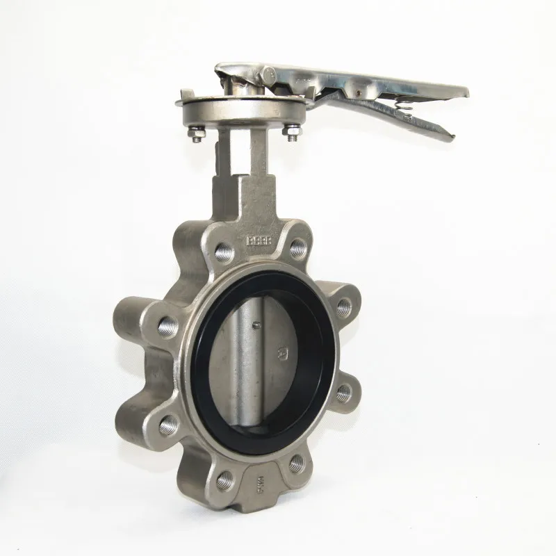 CHINA 4-12 Inch Stainless Steel Body epdm Seat Manual Lug Butterfly Valve