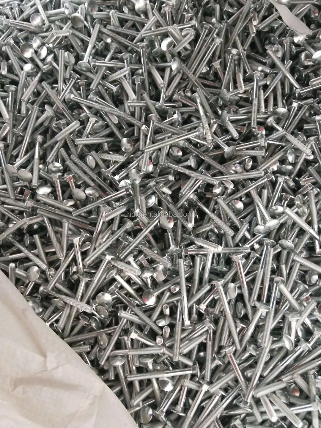 
DIN603 carriage bolt M10x30 zinc plated fastener 