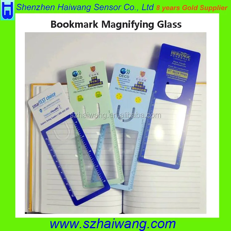Hw813 160*65 мм 3x милый Закладки лупа/пластиковые карты лупа