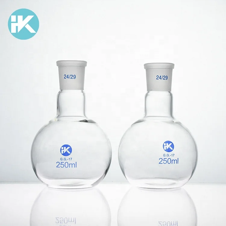 Huke Boro 3,3 стеклянная плоская колба 250 мл Для экстракционного аппарата
