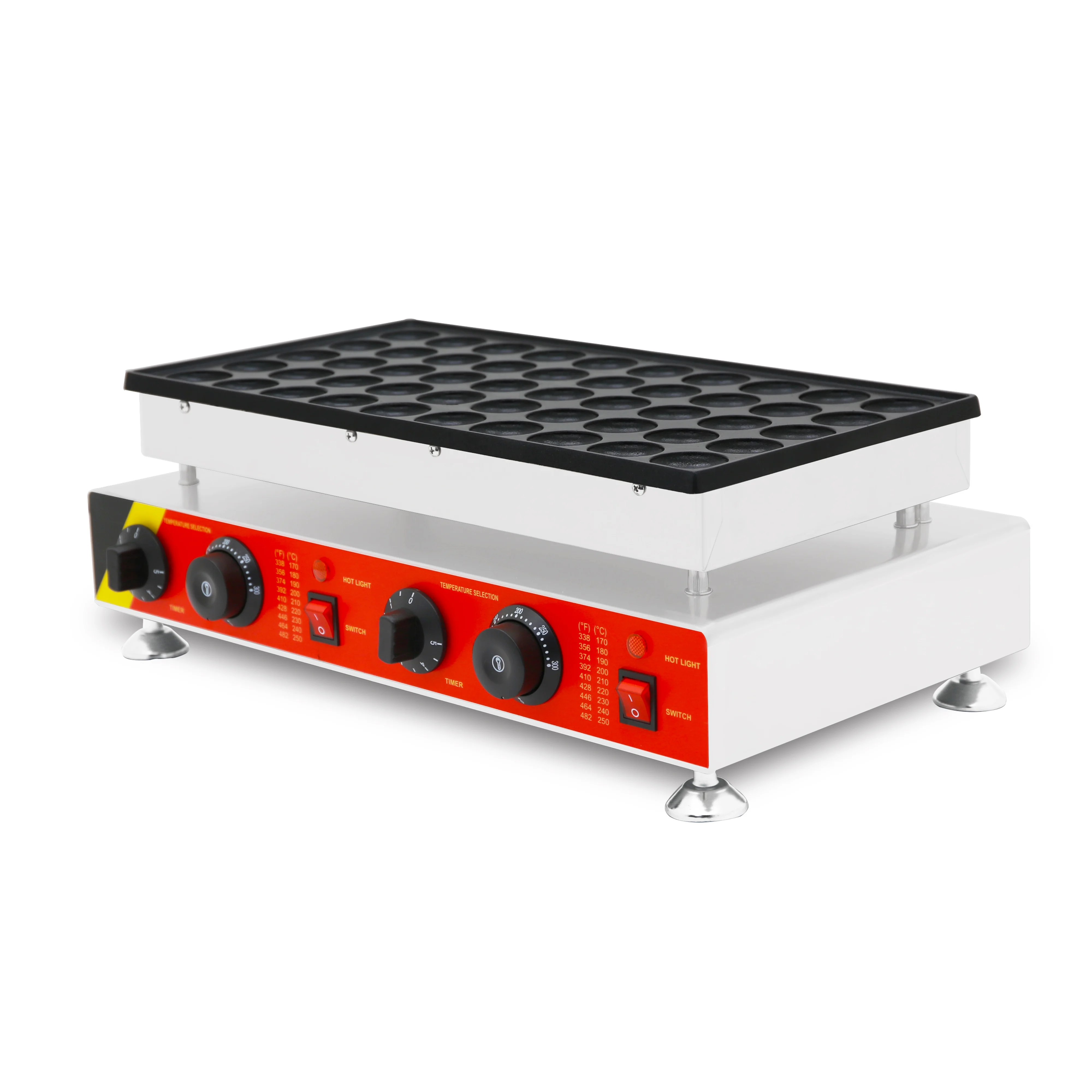 Germany brand Mini electric dutch poffertjes grill machine 50 holes waffle pancake maker