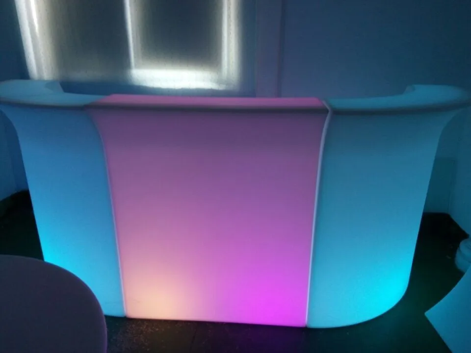 Illuminated LED Bar Table Furniture