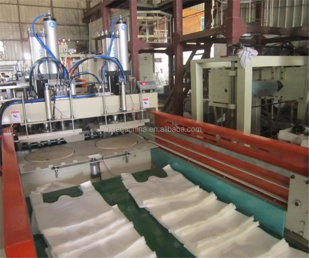 
SHXJ-E Fully antomatic plastic polypropylene bag making machine 