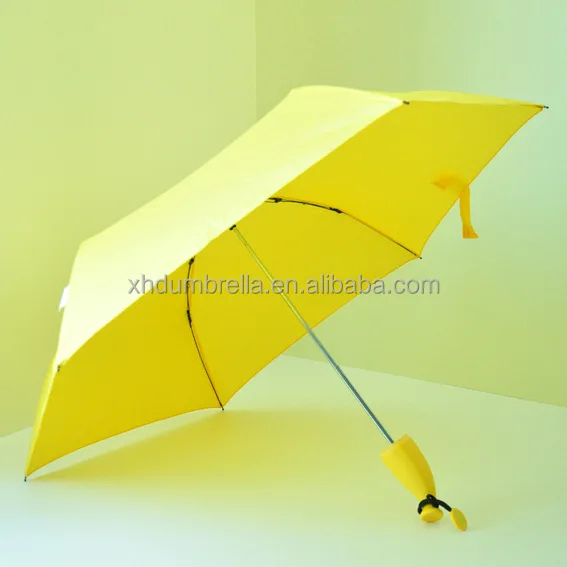 19 inch 6k yellow banana umbrella and folding umbrella with banana bottle
