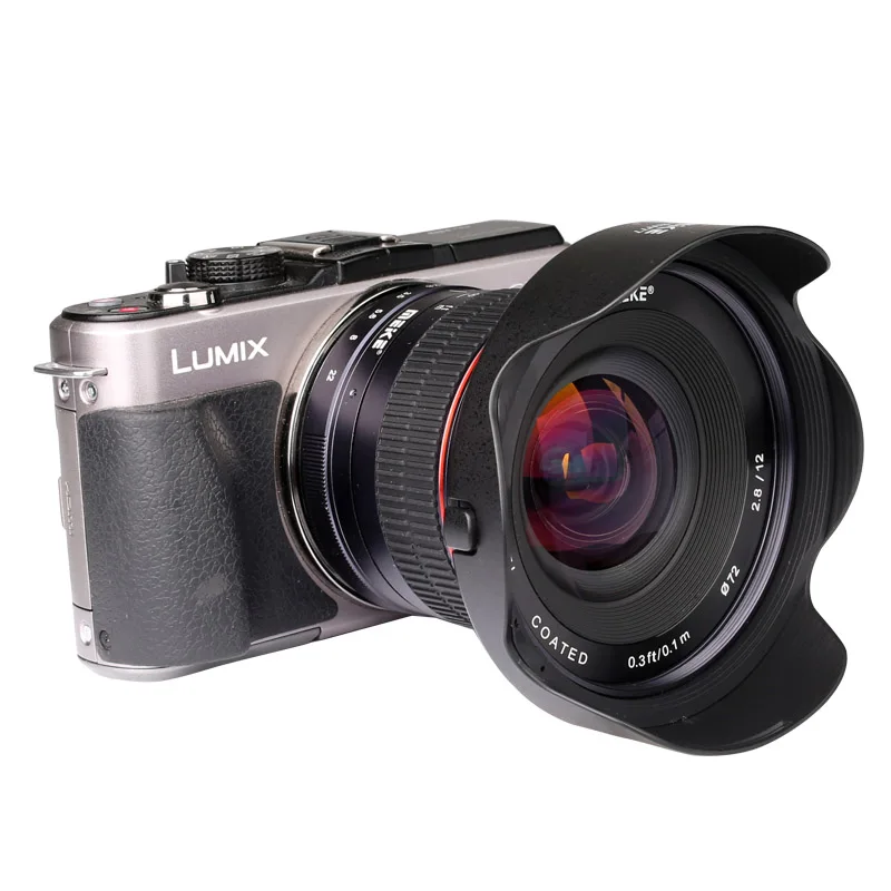 Meike MK-12mm f2.8 Wide Angle Manual Focus Lens for Canon/Nikon/Sony/Fuji/M4/3  Mirrorless Camera