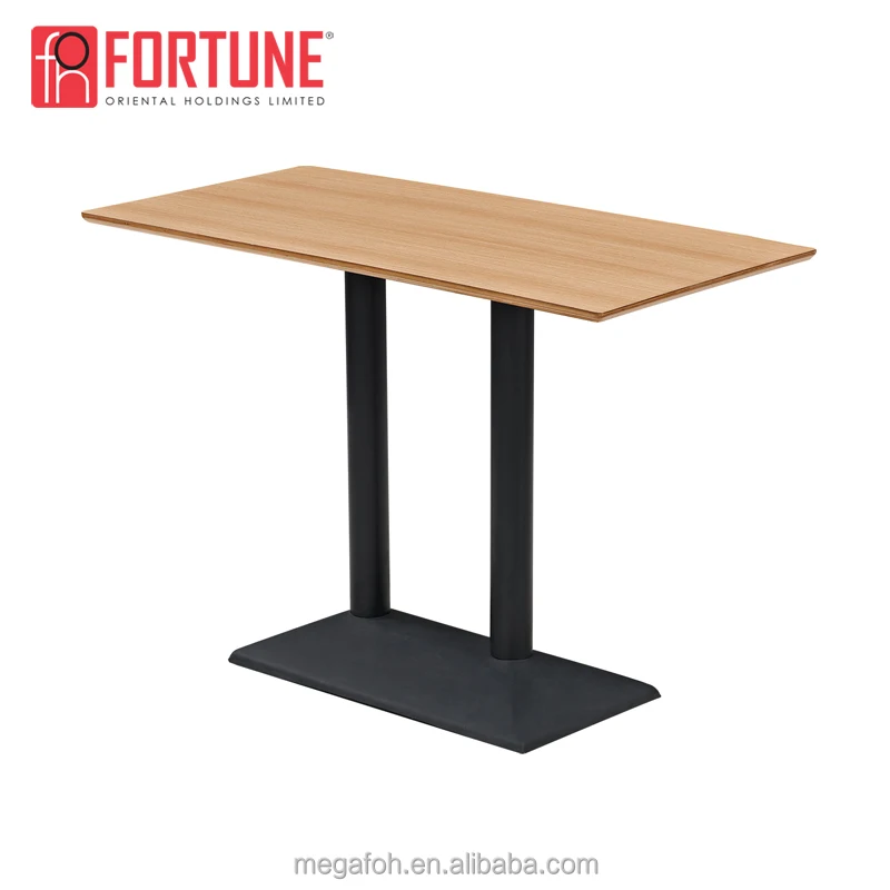 Guangzhou commercial wholesale restaurant furniture wood fast food dining tables