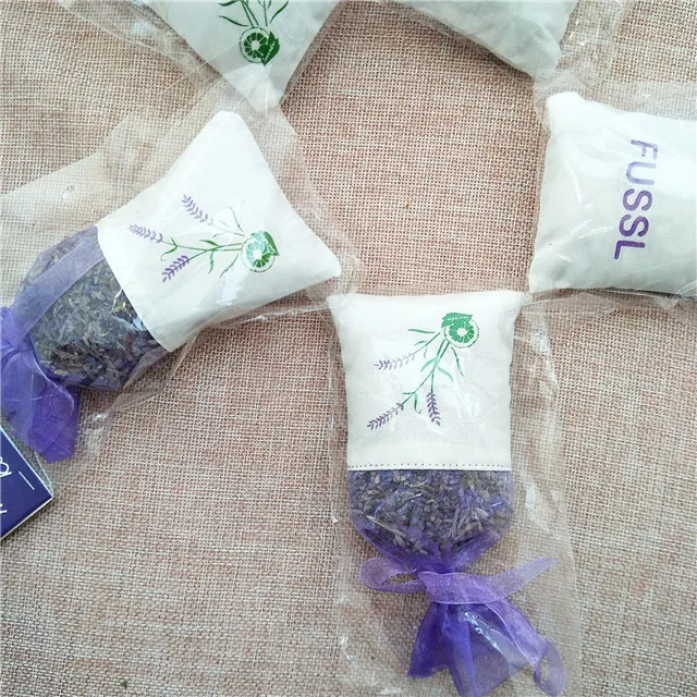 
high quality Cotton Embroidered Custom Linen Hand Embroidery Fragrance sachet Bags 