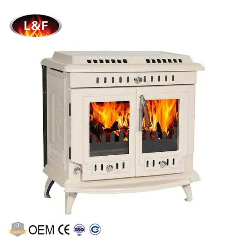 Unique Style Cast Iron Indoor Wood Burning Stove Water Heater Boiler