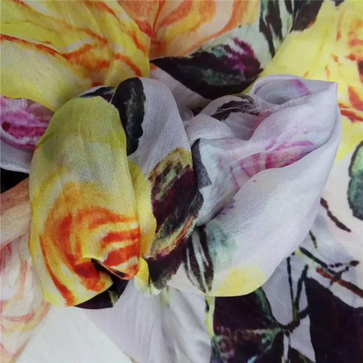 china supplier mulberry plain silk printed fabric