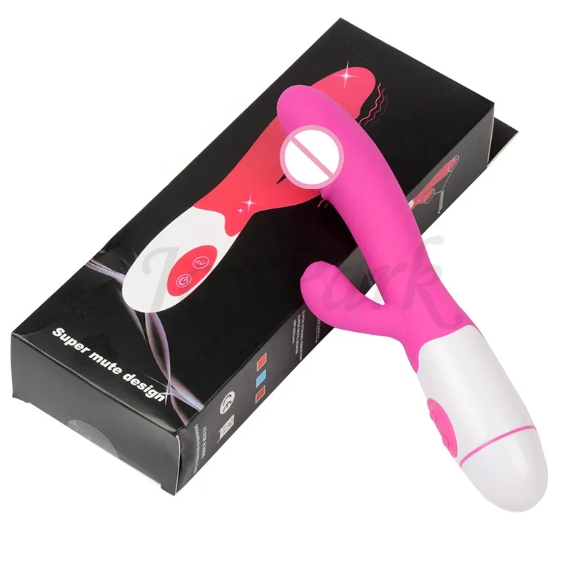 JoyPark Best 10 Speed Female Dual Motor Soft Silicone Vibrating Dildo Pink Rabbit Vibrator Women
