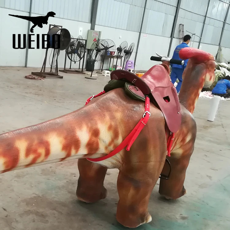 Dinosaur show simulation riding dinosaur  ride