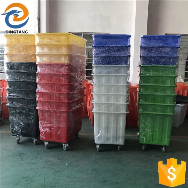 Dingtang Most competitive kitchen trolley with different size tableware storage container tank
