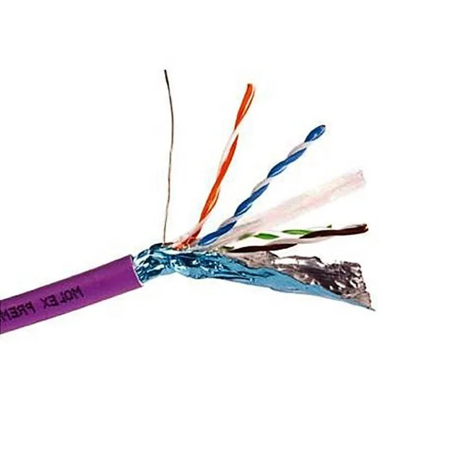 CAT6e SF/UTP Solid Bare Copper Structured Ethernet LAN Cable in 305m/1000FT Pull-out Box