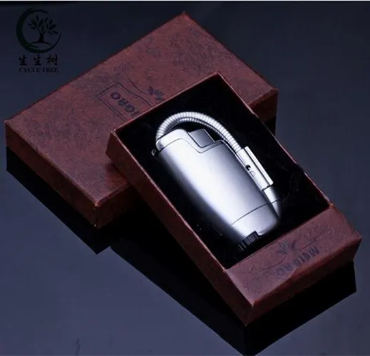 China Wholesale Micro Jet Mini Novelty Heating Culinary Butane Gas Lighter Flame Torch Lighter with Long Rob