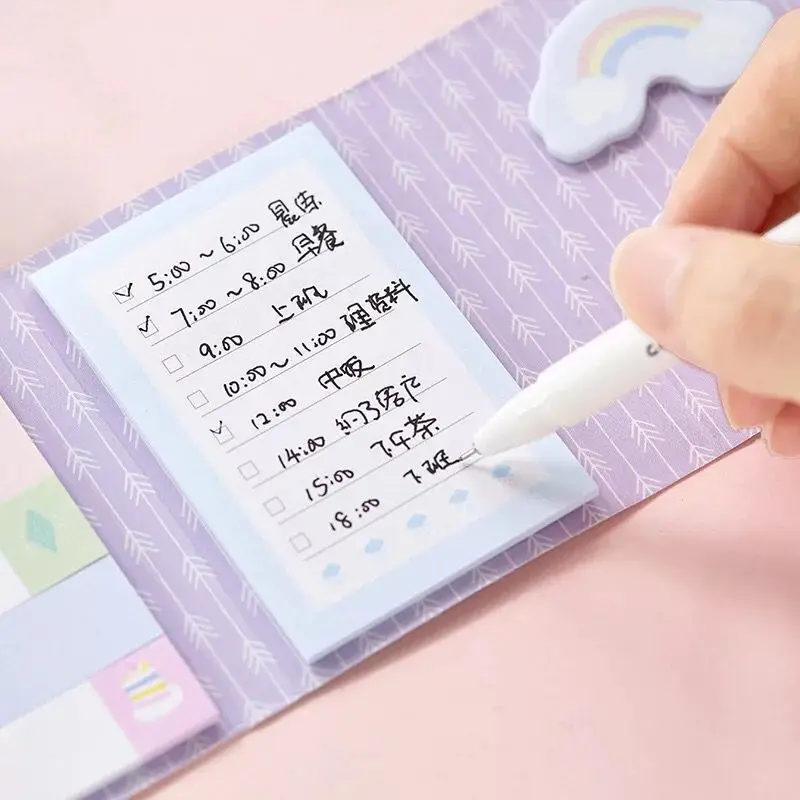 
Custom printed sticky notes memo pad and unicorn sticky notes set 