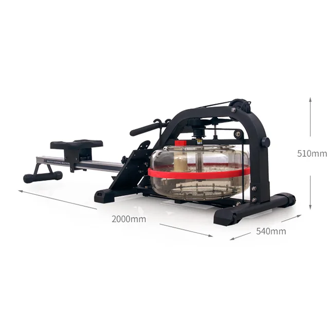 commercial gym equipment water rowing machine
