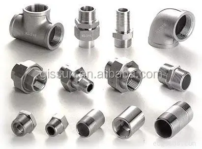 inox 316l forged  tee elbow asme b16.3 pipe fitting