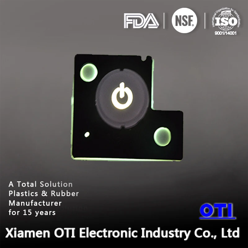 Customize Laser Etching Silicone Rubber Keypad Button Manufacturer