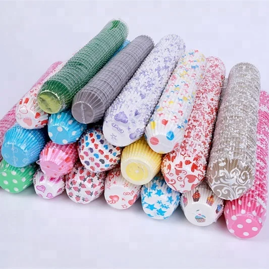 Wholesale Paper Muffin Cups Greaseproof Tulip Baking Cups Cake Tools