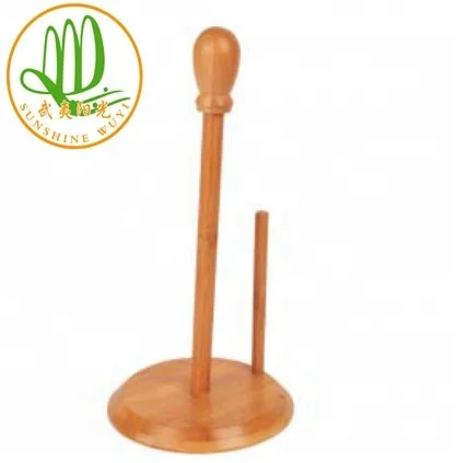 Hot-Sale Unique 100% Natural Bamboo Paper Towel Holder