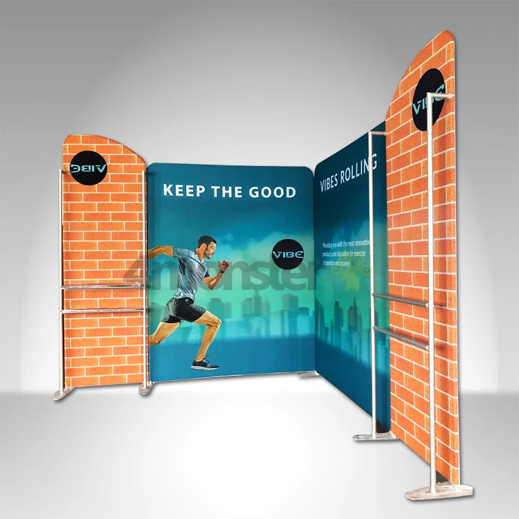 Easy set up aluminum frame exhibition booth design 10x10 tradeshow booth