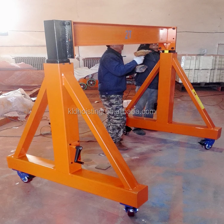 Китайский производитель Склад используется маленький портативный козловой кран