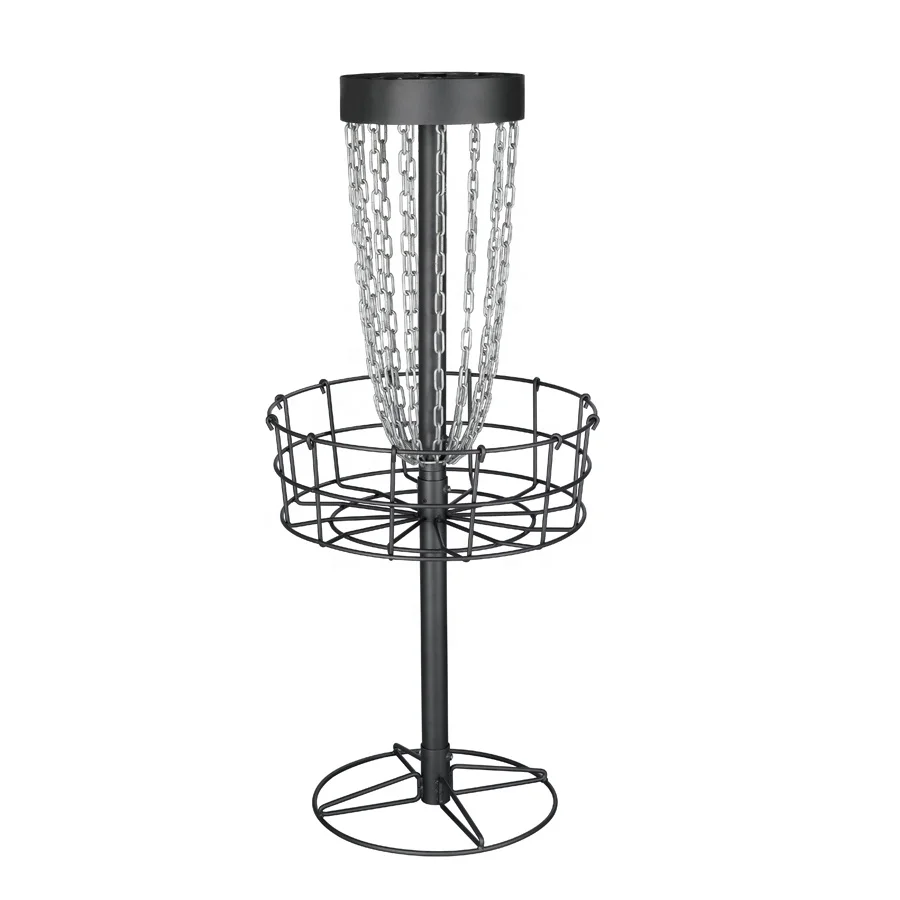 PDGA approved Bullseye Precision Black powder coating Disc Golf Basket