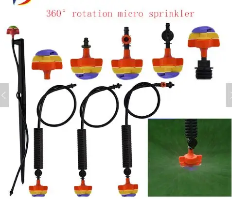 
Plastic Rotary Micro Sprayer Irrigation Gardening Sprinkler 
