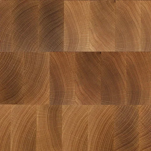 
Unfinished Natural Color Timber Flooring Solid Oak End Grain Cladding Wood 