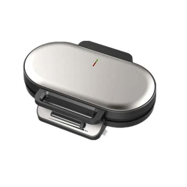 electric waffle portable maker dual round 2 pieces heart shape waffle maker