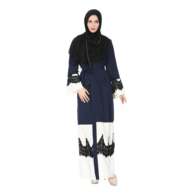 New Designs Women Cardigan Islamic Clothing Fashion Front Open Kimono Arabic Style Dubai Ladies Muslim Abaya