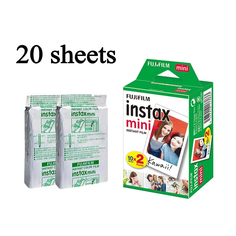 
Оригинальная мгновенная мини-пленка Fujifilm, 20 листов, двойной пакет, шоппинг Ohline 