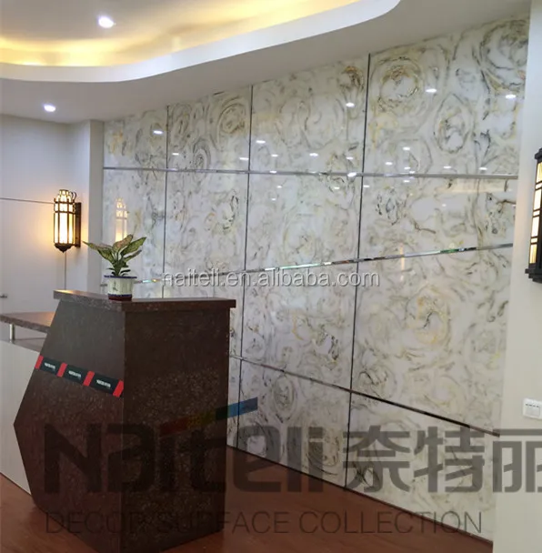 Back lit Alabaster Stone Interior Wall Paneling Lowes