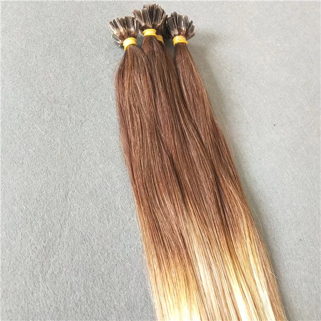1g strand all colors goo quality human nail tip keratin hair extension