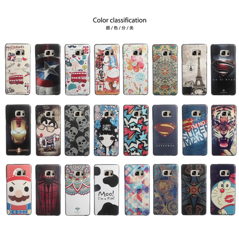 
Black TPU Material Sublimation 3D Phone Case for Samsung S6 S7 edge C7 A9 Silicone Cover for Galaxy J5 J7 Prime C5 Note 5 