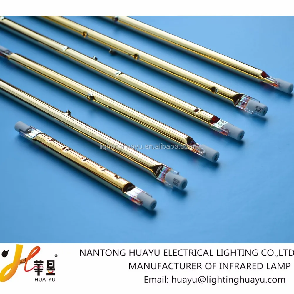 gold-plated  reflector IR heater lamps 2000W