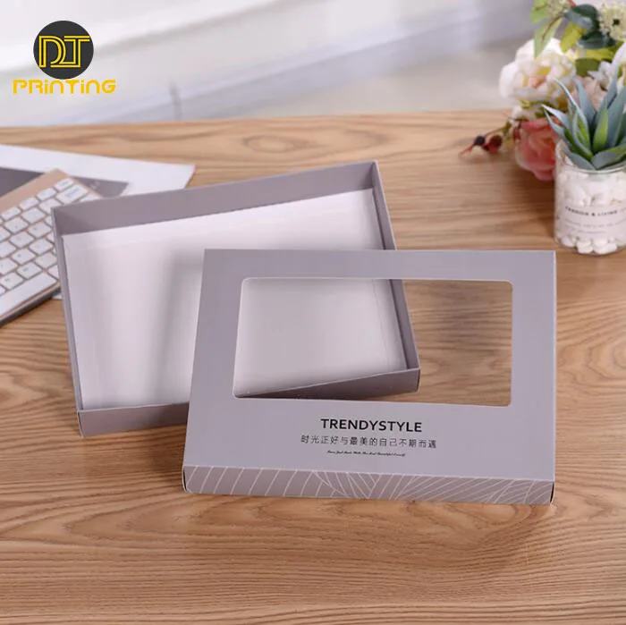 Custom Printing  Colorful Art Paper With Window Soap Packaging Box