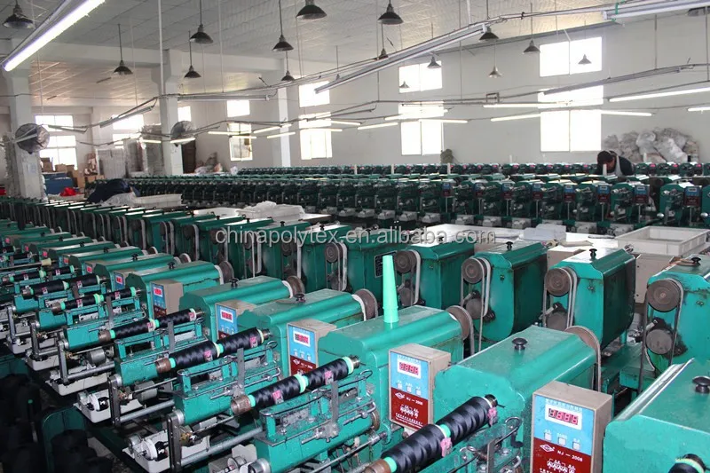  Закрученная полиэфирная пряжа 18-30S для вязания