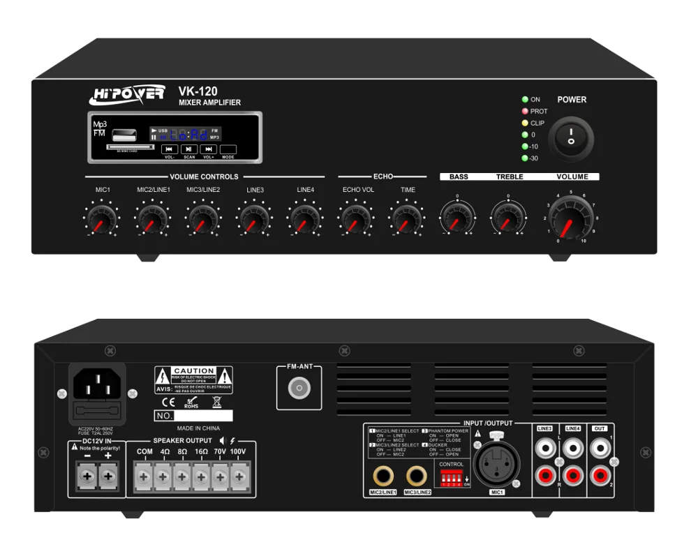 
Made In China Stage Master Sound Power Equalizer Audio Amplifier 