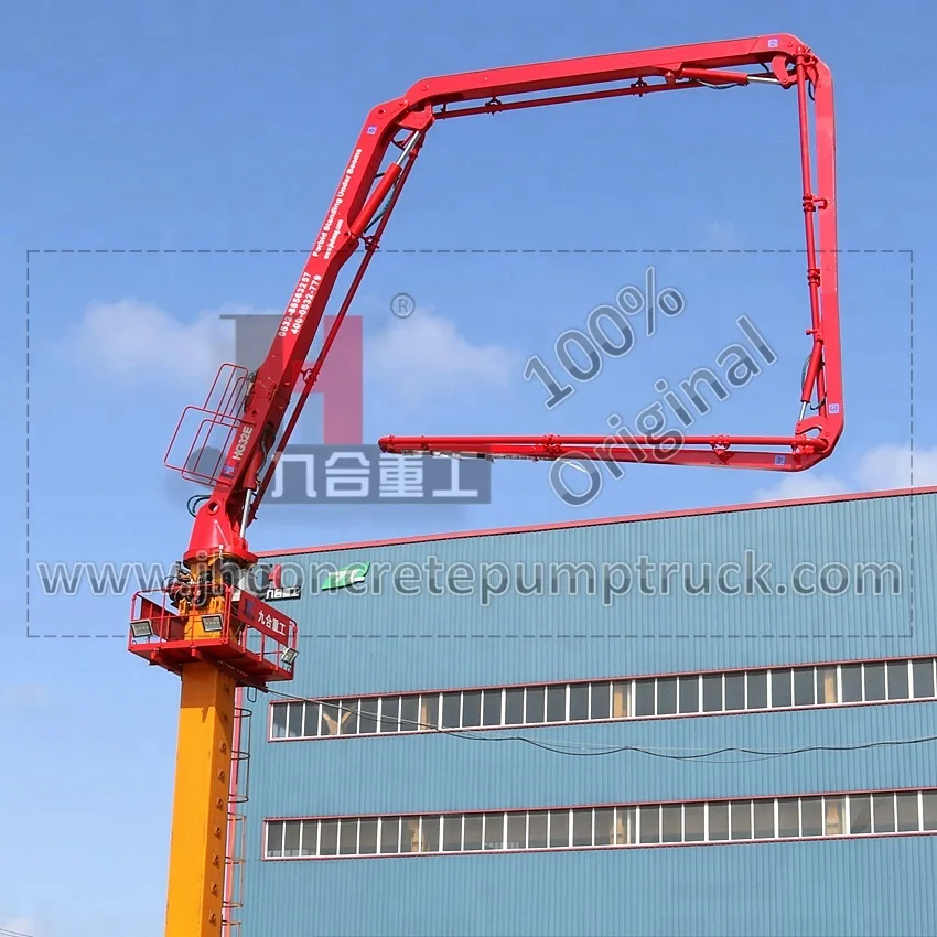 
Construction machinery self-climbing 32m 33m concrete placing boom concrete distributor for sale 