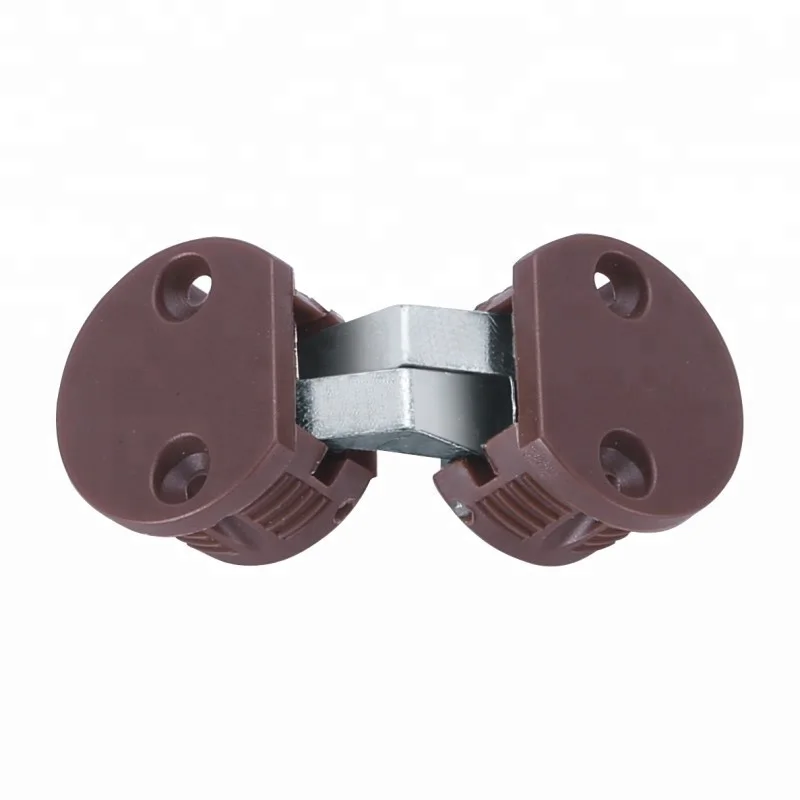 Round hidden plastic hinge for flap table/180 degree hinge