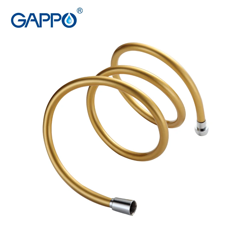 GAPPO высокое качество 1,5 м золото ПВХ гибкий шланг для душа водопроводный шланг Труба G47-6