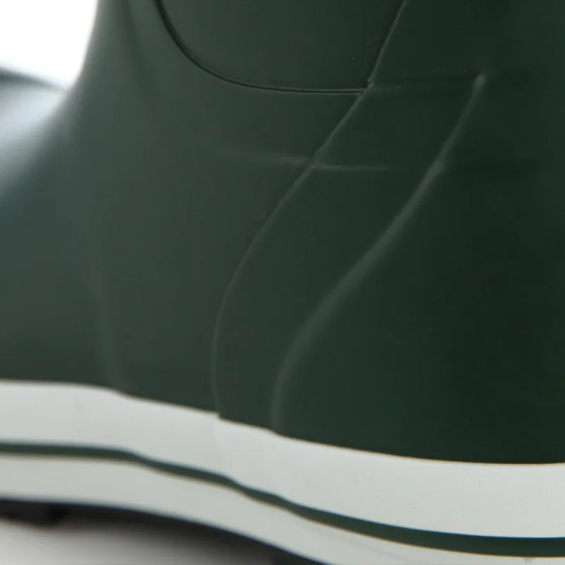 Factory Protector Print Design Black Water Proof Rubber Shoes Men Gum Boots