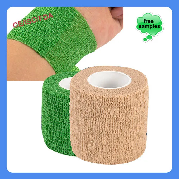 
High Quality Sports medical color self adhesive Bandage boxing tape 