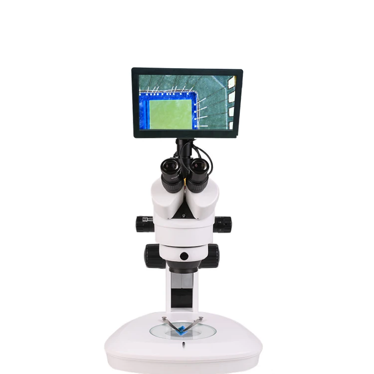 9.0 inch big screen HD LCD digital zoom microscope camera with built-in relay lens