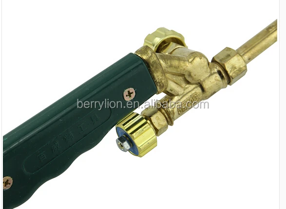 Classic style welding cutting torch with the polished treatment